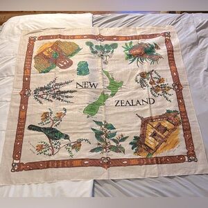 Vintage Maori New Zealand Taniwha Tablecloth or Hangable Tapestry